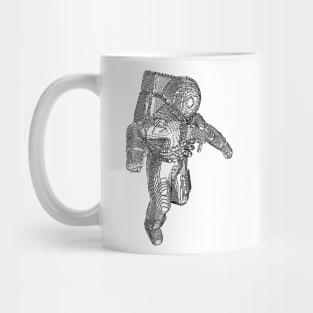 Astronaut voxel Mug